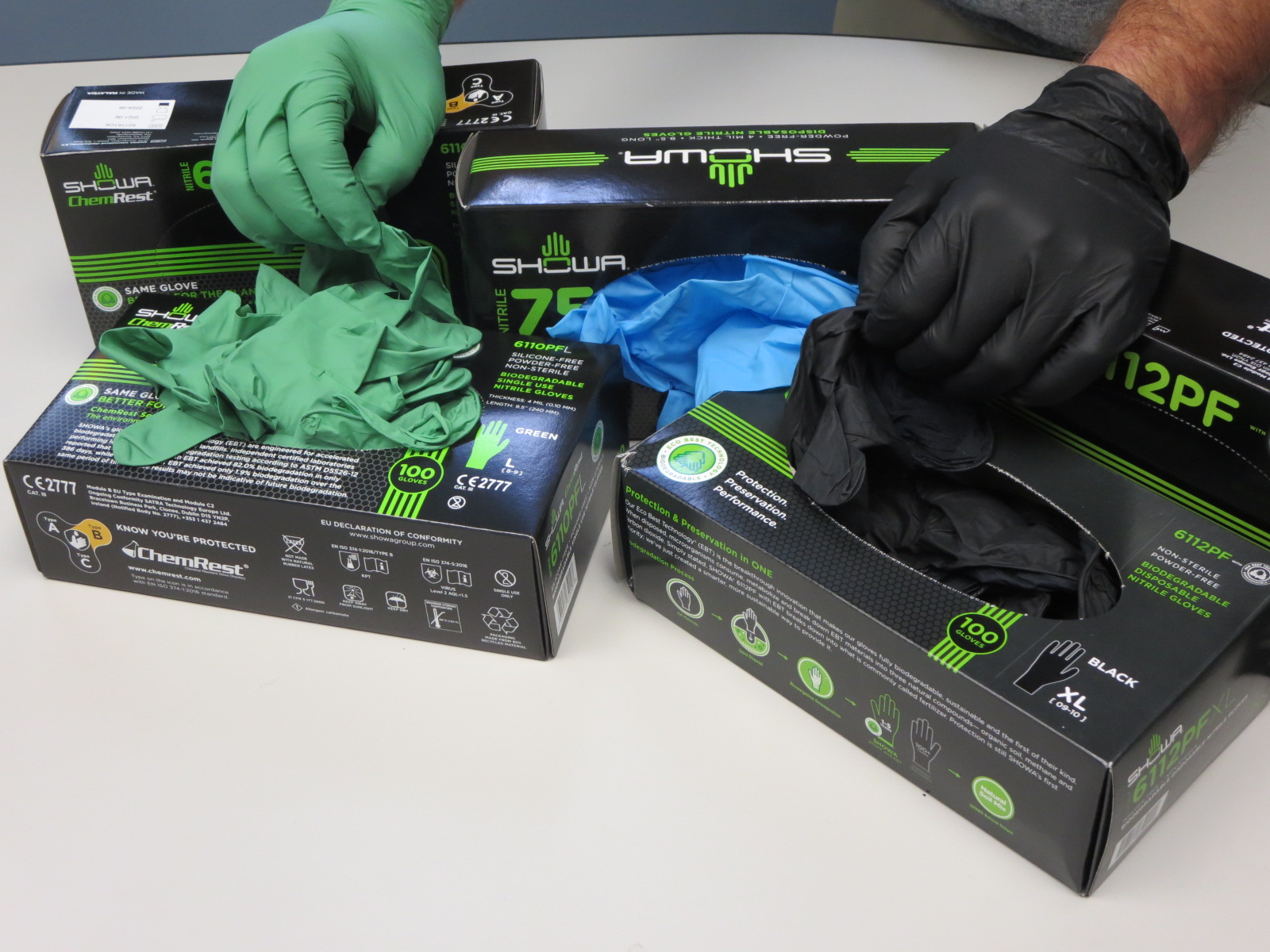 SHOWA® Biodegradable Nitrile Gloves