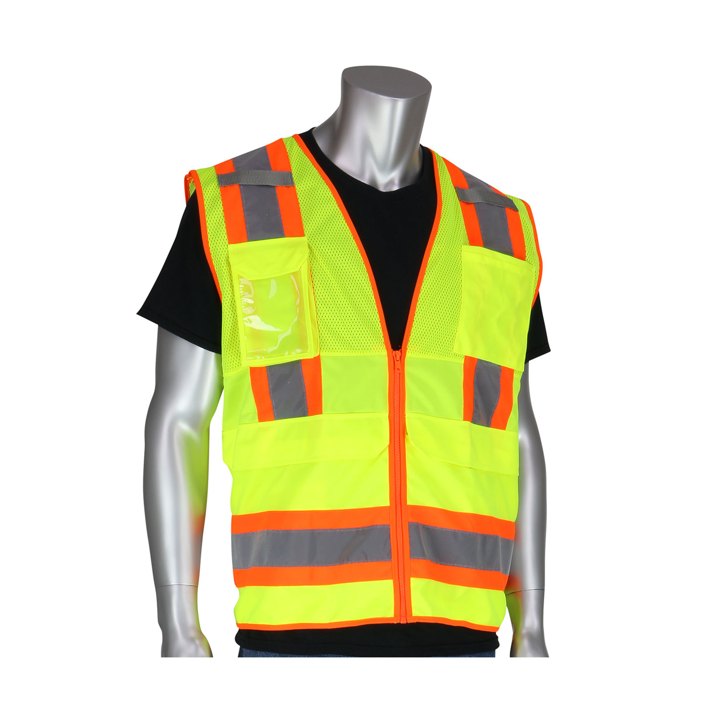 Ansi R Two Tone Ten Pocket Surveyors Tech Ready Vest Class Two