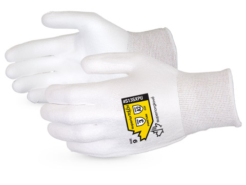 Superior Touch Dyneema Pu Coated Cleanroom Work Gloves Lint Free