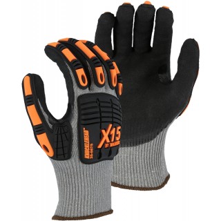 Superior Glove Clutch Gear Impact-Resistant Mechanics Gloves with PVC Sure  Grip, Quantity: Pair of 1