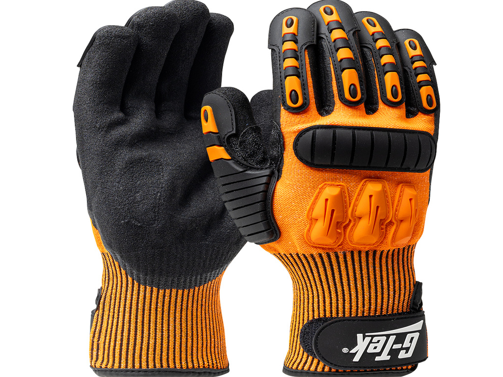 PIP® G-Tek® Seamless Knit HPPE Blend with Nitrile Grip and TPR Impact Protection - 120-5150