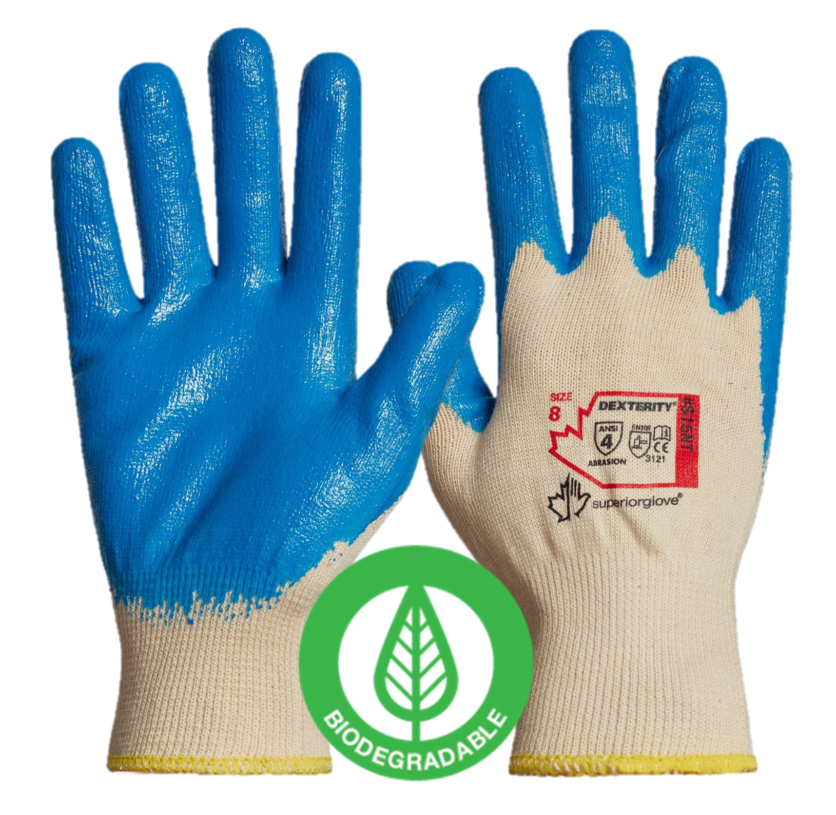 Nitrile Dipped Work Gloves by Tough Bags