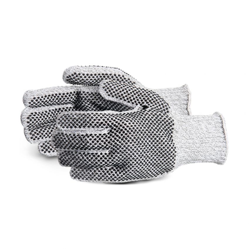Superior Cut Resistant Gloves - String Knit Dyneema w/ PVC Dotted