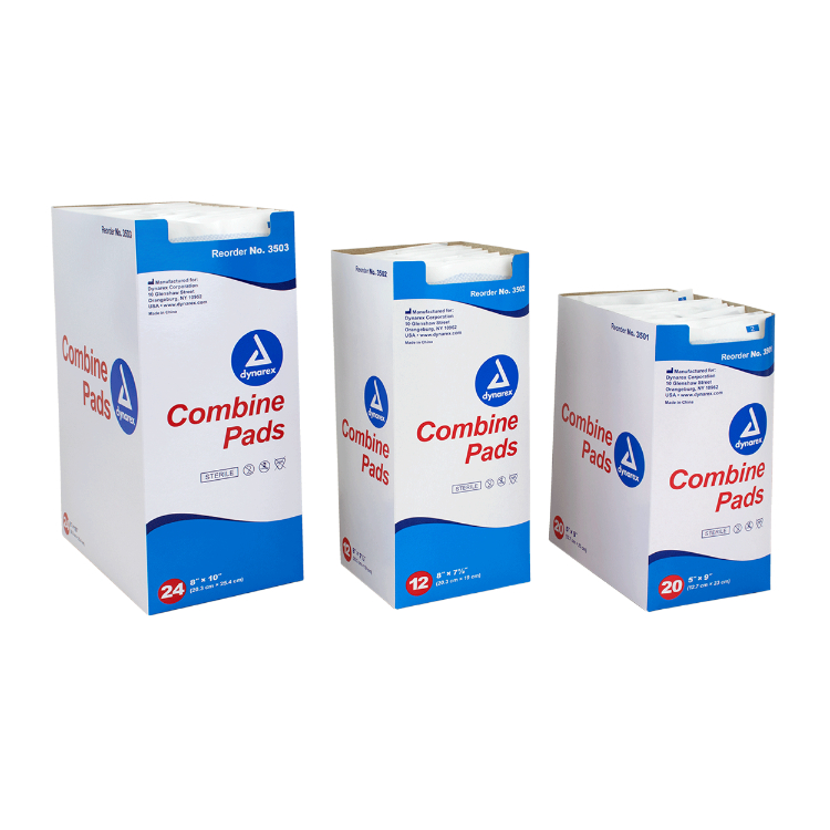 Dynarex Non-Adherent Combine Dressing Pads