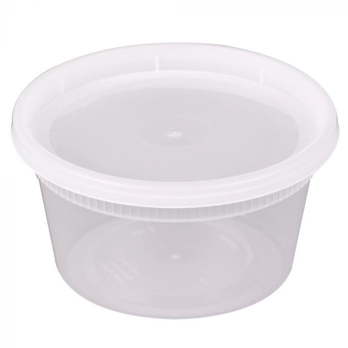 Round Clear Deli Containers w/ Lid | Wholesale Polypropylene Take-Out ...