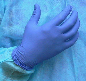 nitrile exam gloves latex free