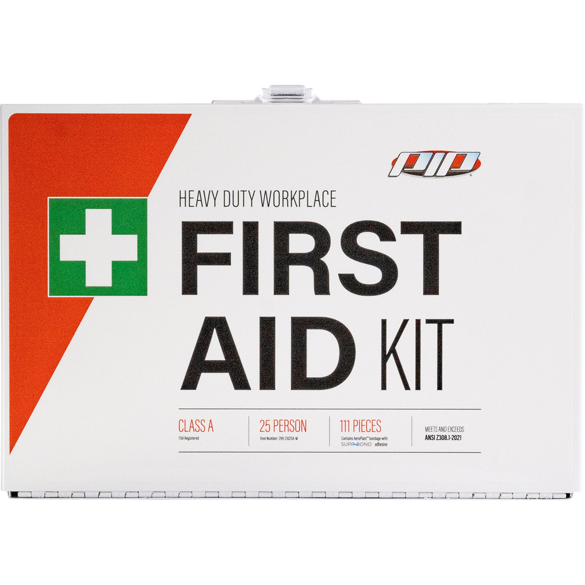 299-21025A-M PIP® ANSI Class A First Aid Metal Kit, 25-person