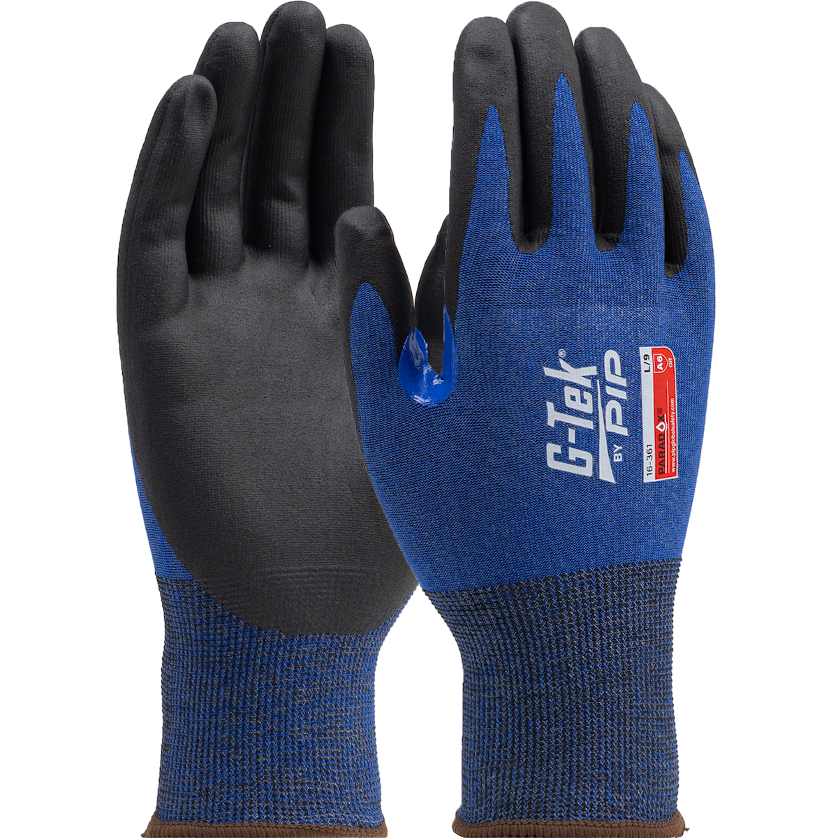 16-361 PIP® G-Tek® Paradox™ PolyKor® Foam Nitrile Coated A6 Touchscreen Work Gloves  