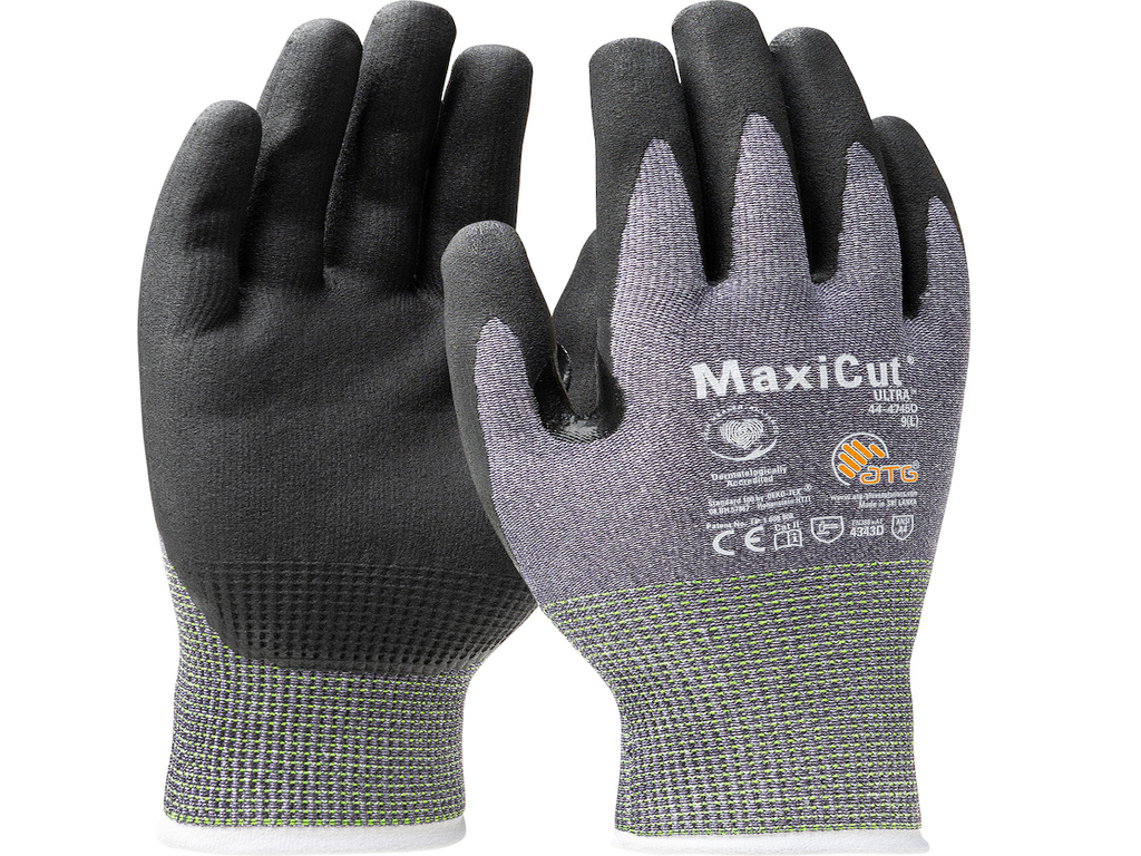 44-4745D PIP® MaxiCut® ATG® Ultra™ Nitrile Palm Coated A4 Cut Gloves with Touchscreen Functionality