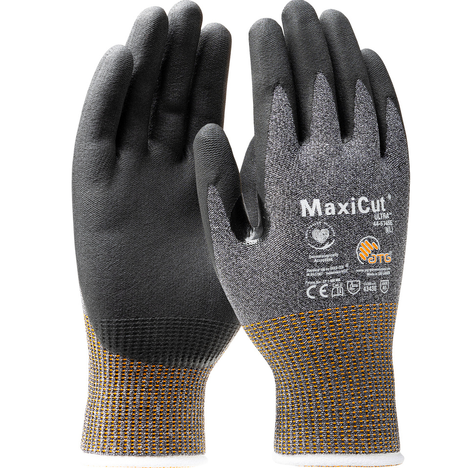 44-5745E PIP® MaxiCut® ATG® Ultra™ MicroFoam Coated A5 Cut Gloves