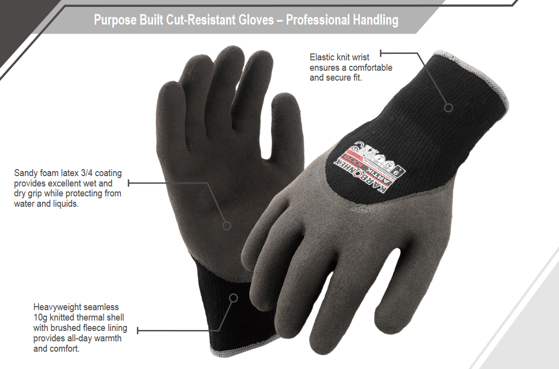 All-Purpose Latex Grip Work Gloves