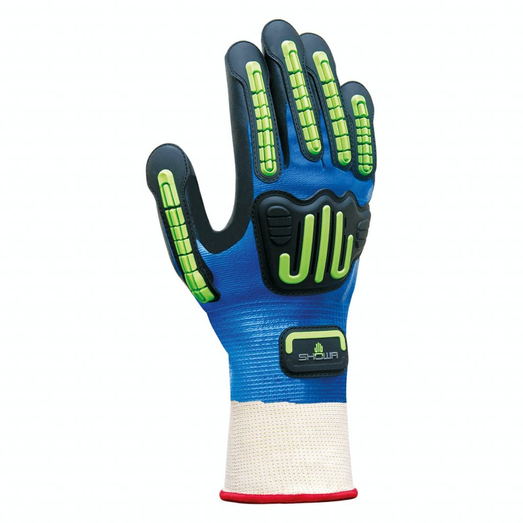 Showa® 377-IP Work Gloves | Water-Resistant Impact Safty Hand ...