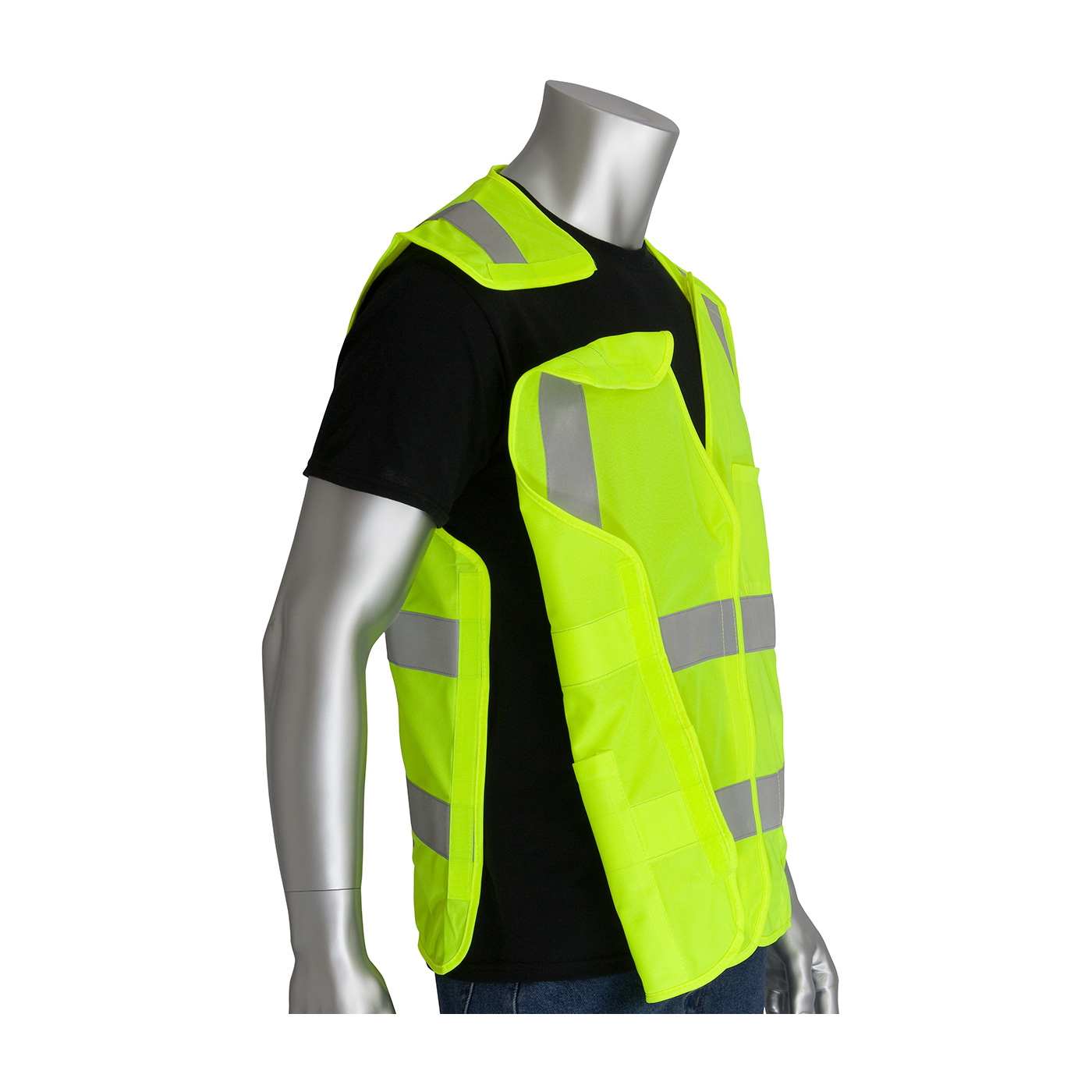 ANSI Type R Class 2 Flame-Resistant 5-Point Breakaway Hi-Vis Vests ...