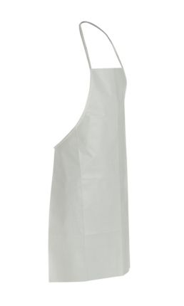 DuPont™ SL274B WH Tychem® 4000 White Chemical Protective Bib Apron, 28-in x 36-in