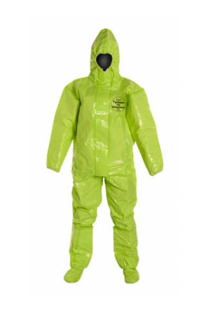 Tychem® 10000 Limited-Use Hooded Chemical Coveralls, Hazmat Safety Suits