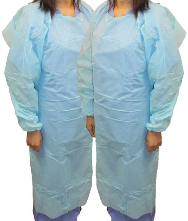 Disposable Polyethylene Gowns in Stock | Impervious Isolation Gowns ...