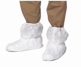 Dupont™ PE444S ProShield® Disposable 13-inch PE Coated 30 Boot Covers w/ Fabric Sole