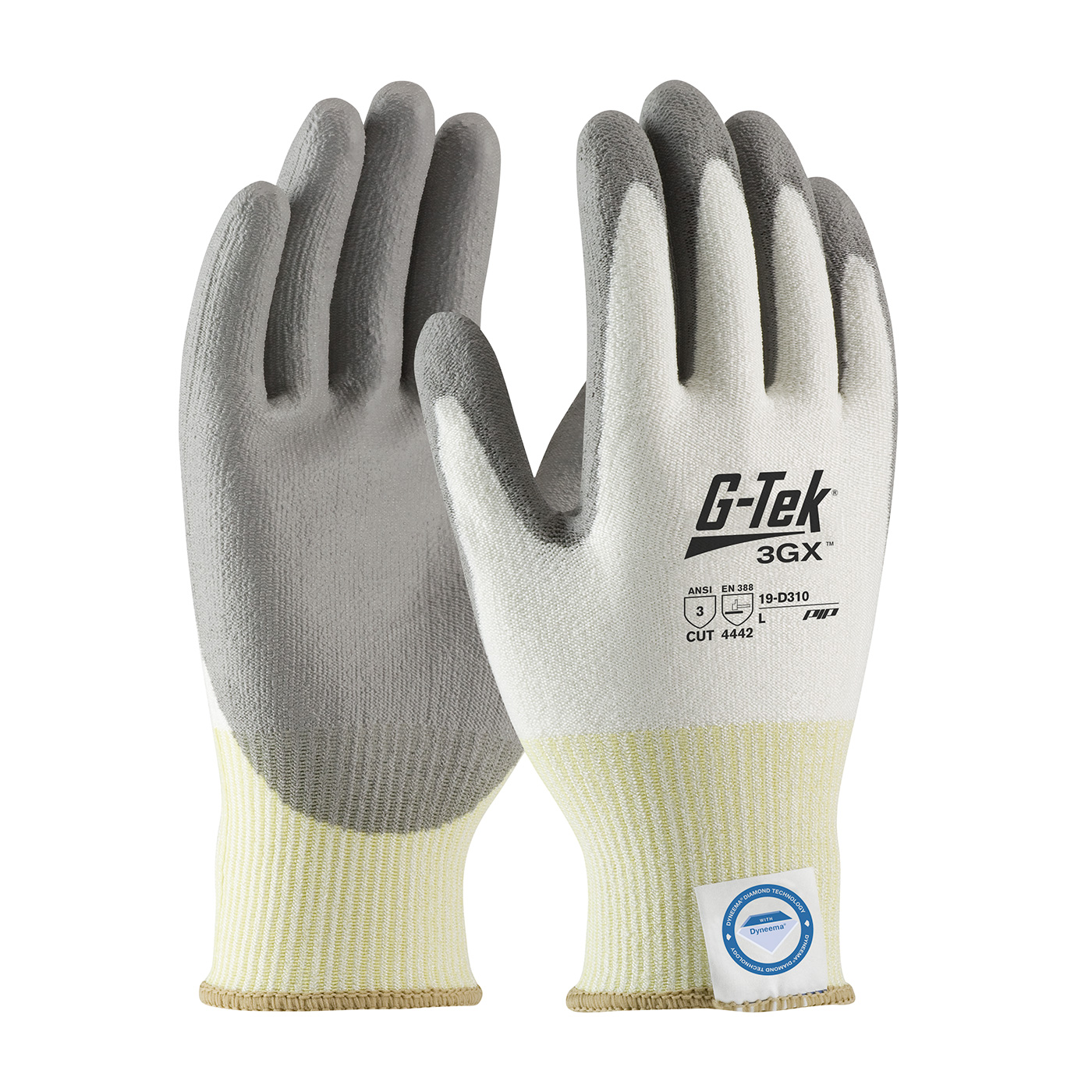 Great White® G-Tek 3GX® Gloves | Dyneema® Diamond PU Coated Gloves | PU ...