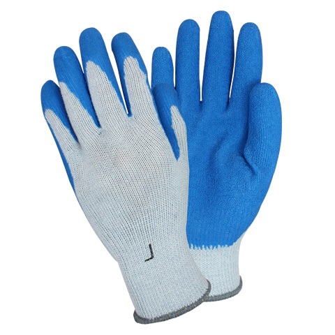 Latex Coated String Knit Work Gloves | Palm Coated General Duty Work ...