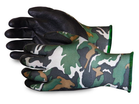 camouflage work gloves