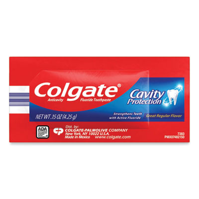 50130 Colgate® Toothpaste 0.15-oz Sachet 