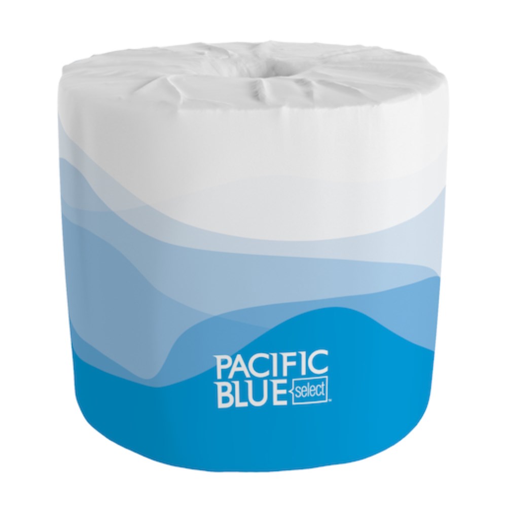 Pacific Blue Select™ Standard Roll Toilet Paper, Soft, Absorbent Bathroom  Tissue